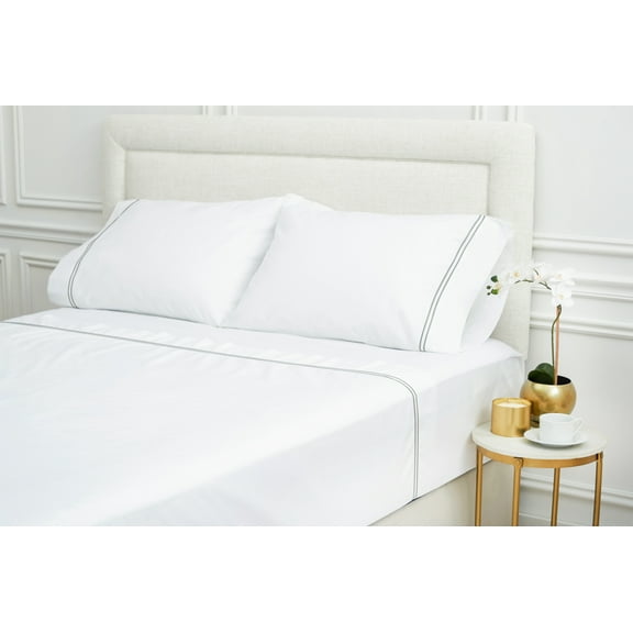 Legacy Pearl Grey Queen Sheet Set