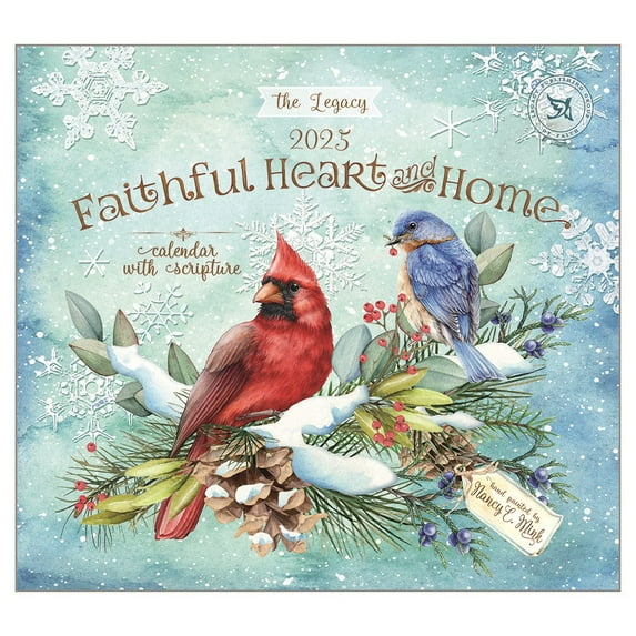 Legacy Publishing Group, Faithful Heart and Home 2025 Wall Calendar