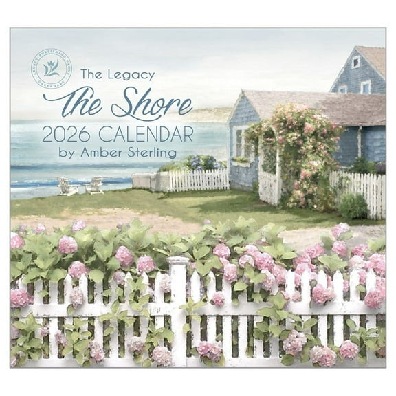 Legacy Publishing Group, Shore 2026 Wall Calendar, 13.38'' X 12.13'', 12-Month Calendar with Stapled Binding