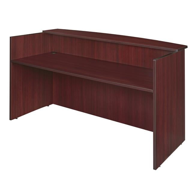 Legacy Reception Reception Desk Shell, Mahogany - Walmart.com
