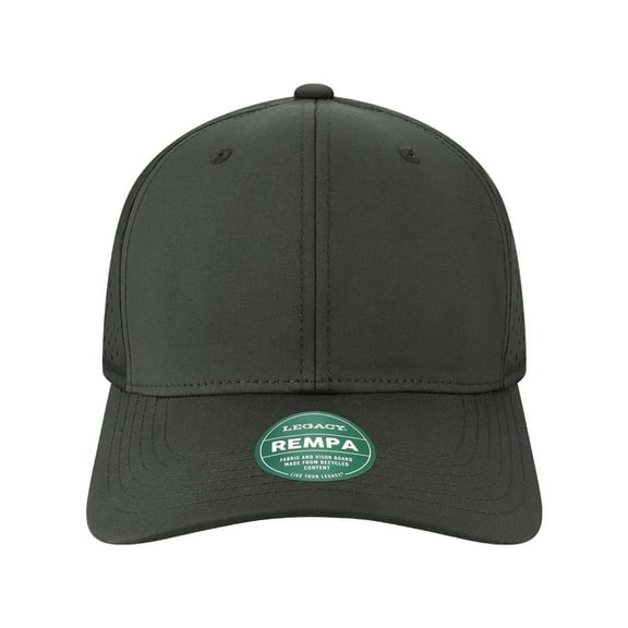 Legacy  Reclaim Mid-Pro Adjustable Cap, Black - Adjustable Size