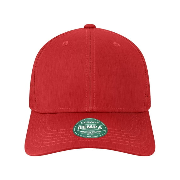 Legacy Reclaim Mid-Pro Adjustable Cap, Eco Cardinal - Adjustable Size