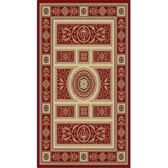 Legacy Rectangular Rug, Red - 6 ft. 7 in. x 9 ft. 6 in.