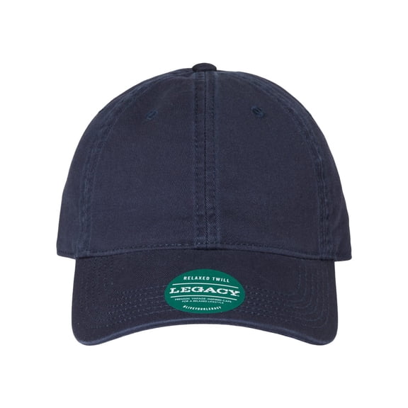 LEGACY - Relaxed Twill Dad Hat - EZA - Navy - Size: Adjustable