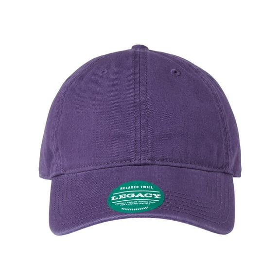 LEGACY - Relaxed Twill Dad Hat - EZA - Purple - Size: Adjustable