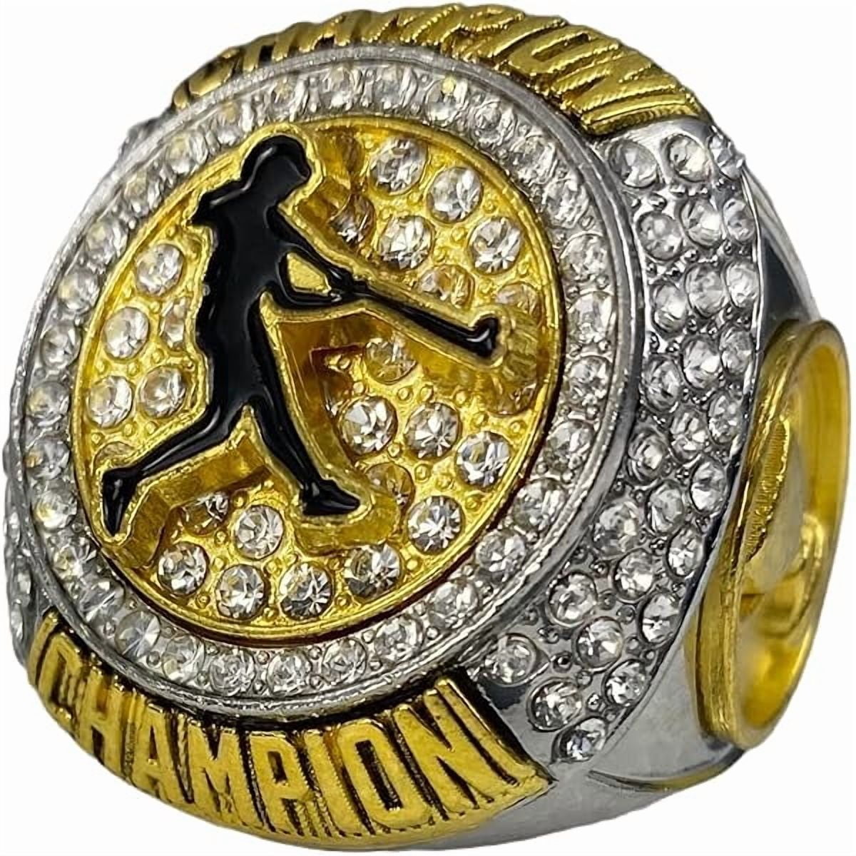 Legacy Rings 1 or 12 Pack Silver and Gold Tone Softball Baseball ...