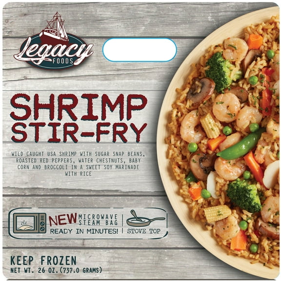 Legacy Shrimp Stir-Fry Steam Bag, 26oz