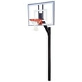 thumbnail image 1 of Legacy Turbo Steel-Glass In Ground Fixed Height Basketball System, Black, 1 of 1