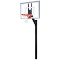 thumbnail image 1 of Legacy Turbo Steel-Glass In Ground Fixed Height Basketball System, Navy Blue, 1 of 1