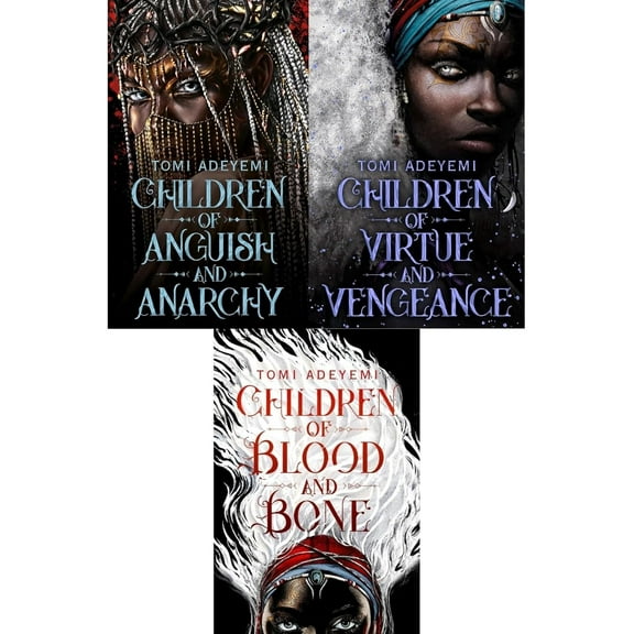 Legacy of Orisha Series 3 Books Set (Paperback)  Children of Blood and Bone, Children of Virtue and Vengeance, and Children of Anguish and Anarchy