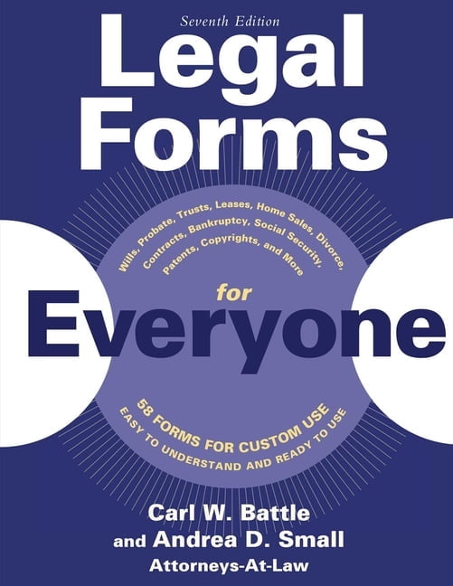 Legal Forms for Everyone: Wills, Probate, Trusts, Leases, Home Sales, Divorce, Contracts, Bankruptcy, Social Security, P, (Paperback)