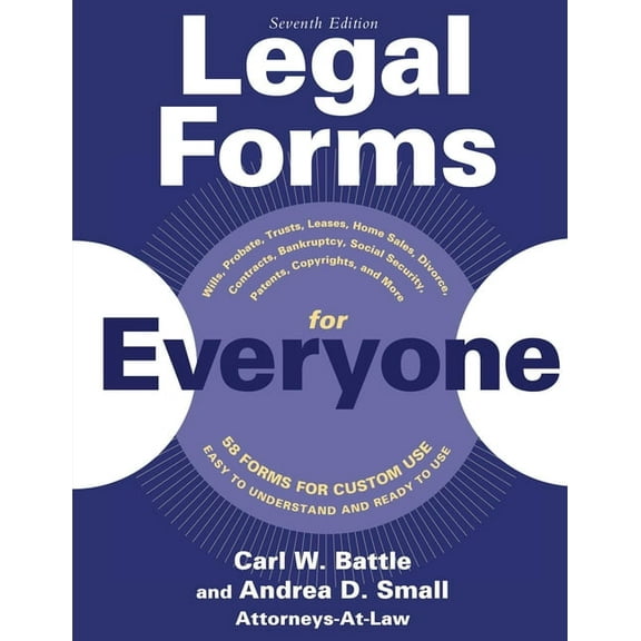 Legal Forms for Everyone: Wills, Probate, Trusts, Leases, Home Sales, Divorce, Contracts, Bankruptcy, Social Security, P, (Paperback)