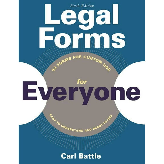 Legal Forms for Everyone : Leases, Home Sales, Avoiding Probate, Living Wills, Trusts, Divorce, Copyrights, and Much More (Edition 6) (Paperback)