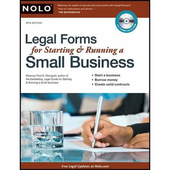Pre-Owned Legal Forms for Starting & Running a Small Business [With CDROM] (Paperback) 1413310982 9781413310986