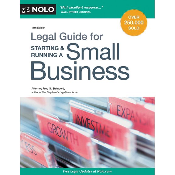 Pre-Owned Legal Guide for Starting & Running a Small Business (Paperback) 141332407X 9781413324075