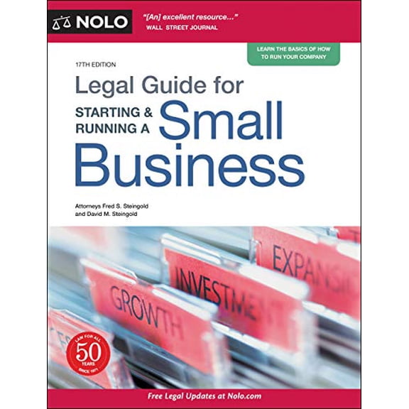 Pre-Owned Legal Guide for Starting & Running a Small Business