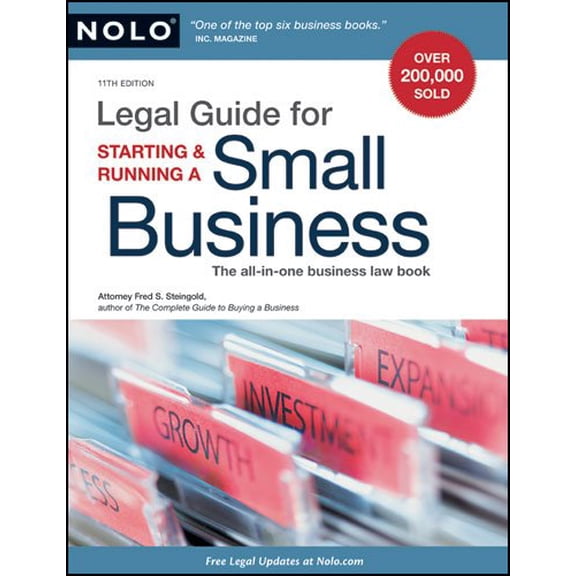 Pre-Owned Legal Guide for Starting & Running a Small Business (Paperback) 1413310559 9781413310559