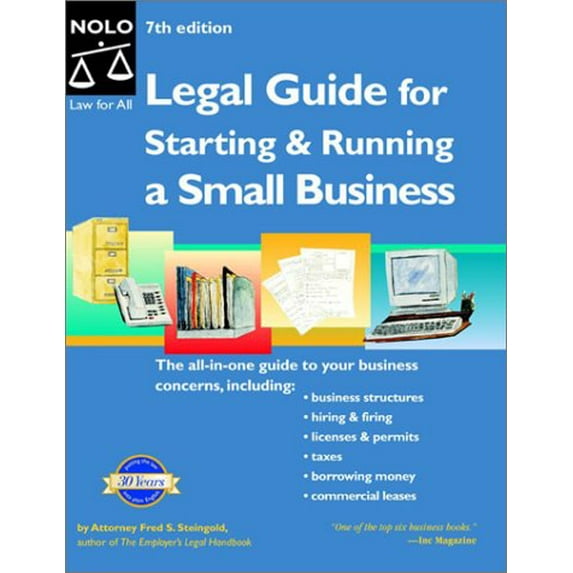 Pre-Owned Legal Guide for Starting and Running a Small Business