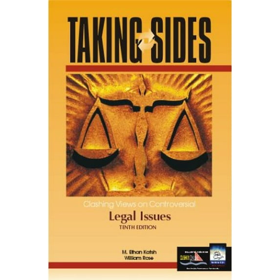 Pre-Owned Taking Sides: Clashing Views on Controversial Legal Issues (Taking Sides) (Paperback) 0072480408 9780072480405