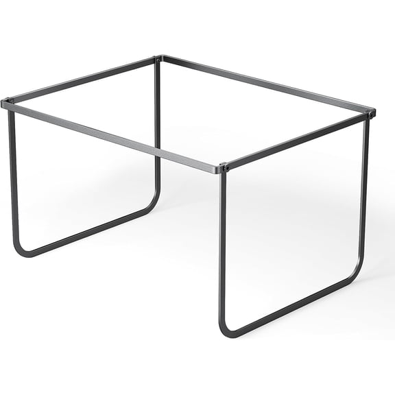 Legal and Letter Size Hanging File Folder Frame,Hanging File Folder Holder for Desktop Organizer,Metal Rack for Filing Cabinet and File Drawer,12.4 Wide x 15.3 Long x 9.4" Height,Black