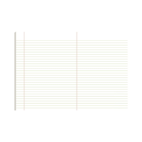 Legal Lined Sticky Notes, A3 Size Double Margin Ruled Memo Pads, No Bleed Smooth Writing Yellow Sticky Notepads, Removable Repositionable Sticky Notes, Large Sticky Pads for Daily Note Taking