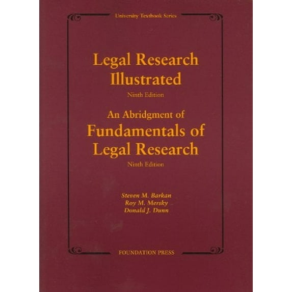 Pre-Owned Legal Research (Paperback) 9781599413358