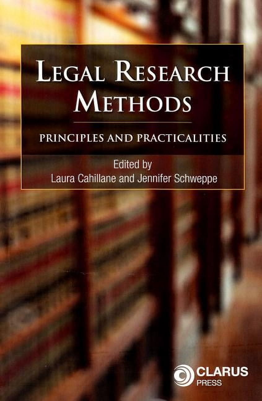 Research Methods Practicalities Legal Research Methods: Principles and Practicalities (Paperback ...