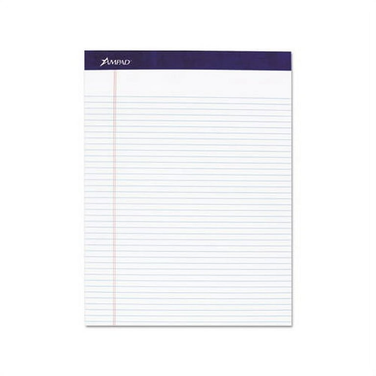 Legal Ruled Pads, Narrow Rule, 50 White 8.5 x 11.75 Sheets, 4/Pack Legal Ruled Pads, Narrow Rule, 50 White 8.5 x 11.75 Sheets, 4/Pack