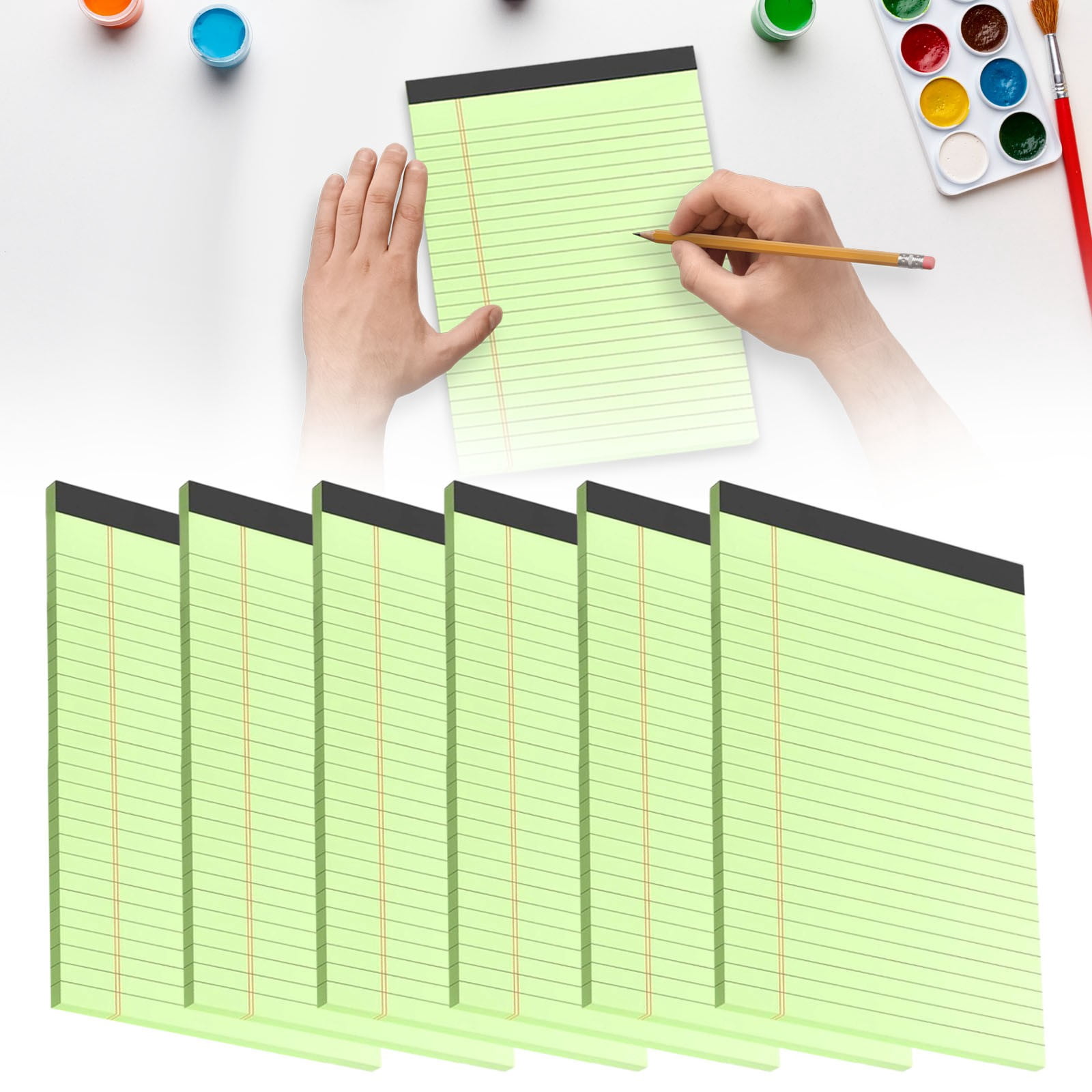 Legal Size Colored Note Pad Ruled Perforated Lined Paper To Do List Planner
