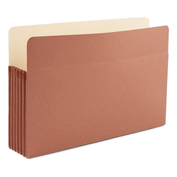 Legal Size File Folders, 5.25 Expandable, 10-Pack - Brown Paper ...