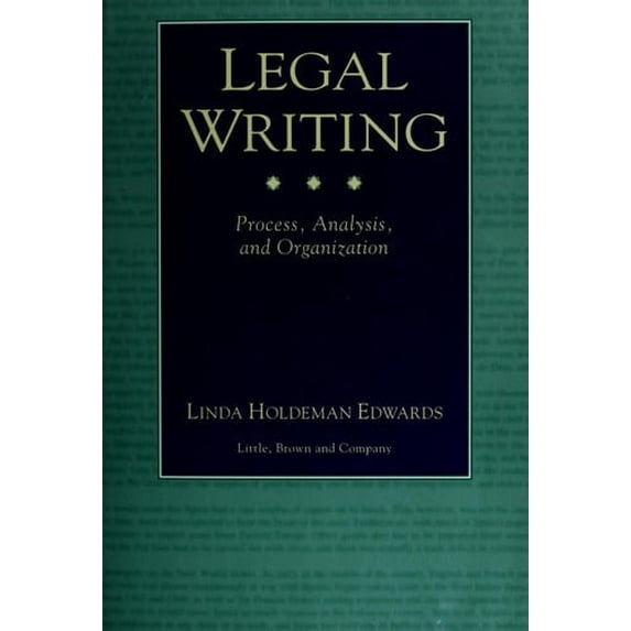 Pre-Owned Legal Writing Paperback Linda Holdeman Edwards