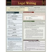Legal Writing QuickStudy Laminated Reference Guide Other