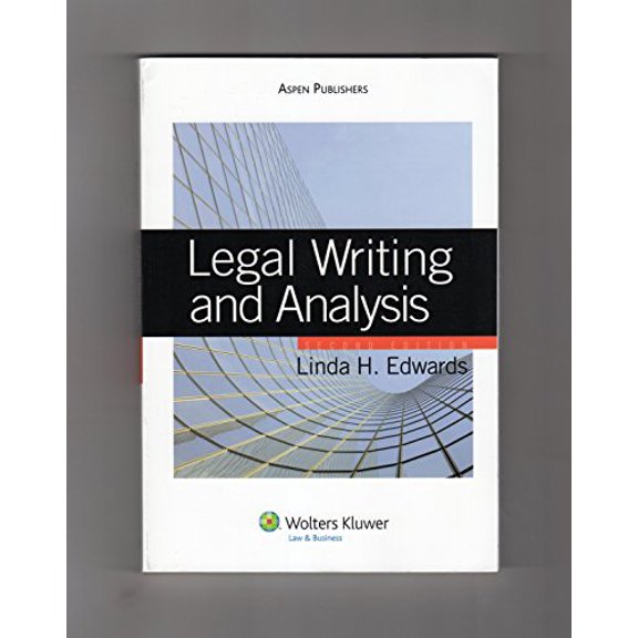 Pre-Owned Legal Writing and Analysis (Paperback) 0735562296 9780735562295