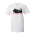 thumbnail image 1 of Legalize Freedom Since 1776 Political Tyranny Patriotic Men's Short Sleeve T-shirt-White-5xl, 1 of 4