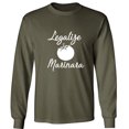 thumbnail image 1 of Legalize Marinara Adult Long Sleeve T-shirt, 1 of 1