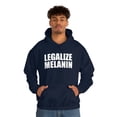thumbnail image 1 of Legalize Melanin Unisex Hoodie, S-5XL Black Power Black Pride, 1 of 5