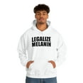 thumbnail image 1 of Legalize Melanin Unisex Hoodie, S-5XL Black Power Black Pride, 1 of 5