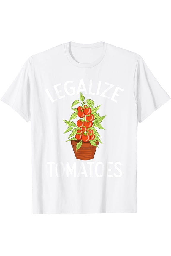 Legalize Tomatoes - Funny Marinara T-ShirtMen's and women's pure cotton short-sleeved shirts