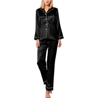 Black Silk Pajamas