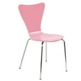 thumbnail image 1 of Legare Furniture Bent Plywood Chair, Pink, Modern Bentwood Dining Chair, Kids Chair, Office Chair, 1 of 4