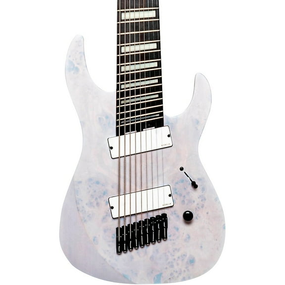 Legator LM-9 Lucas Mann Ninja 9-String Multi-Scale Signature Electric Guitar Trans White