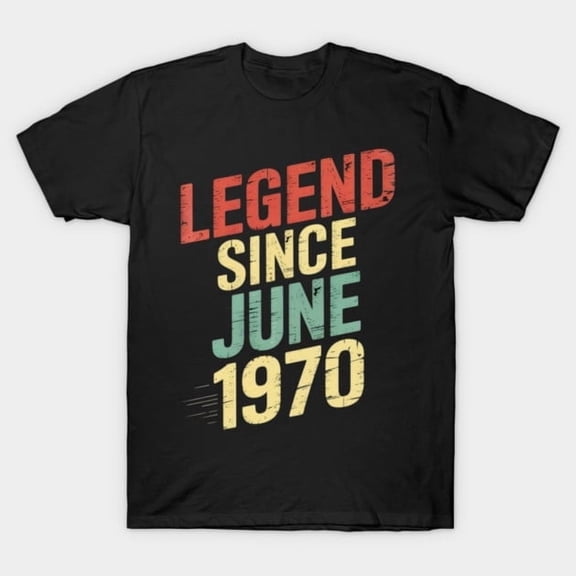 Legend 1970 55th Birthday 55 Year Old Graphic - Everyday Gift, H17914 T-Shirt, for Men and Women, Up to Size 5XL