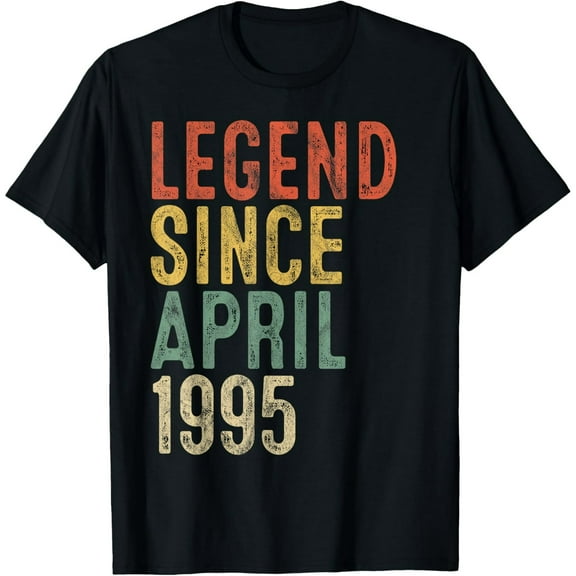 Legend 1995 30th Birthday Gifts for Men Women 30 Year Old T-Shirt