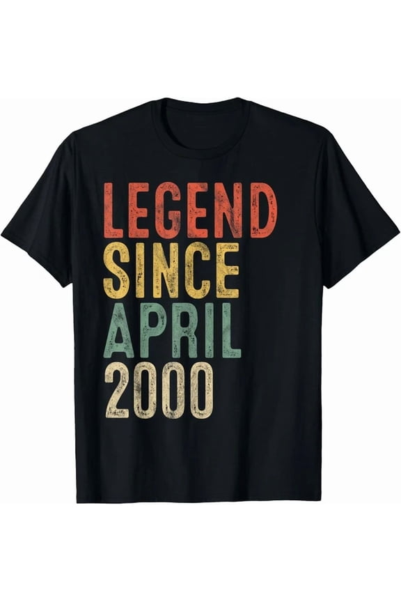 Legend 2000 25Th Birthday Gifts For Men Women 25 Year Old T-Shirt Unisex S-5XL Hot Trending Shirt, Vintage Birthday Gift