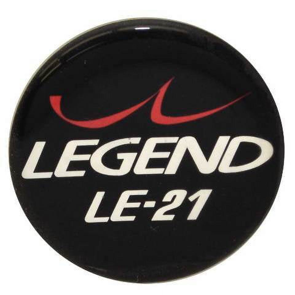 Legend Bass Boat Steering Wheel Decal 1 3/8 Inch LE21 Black Silver