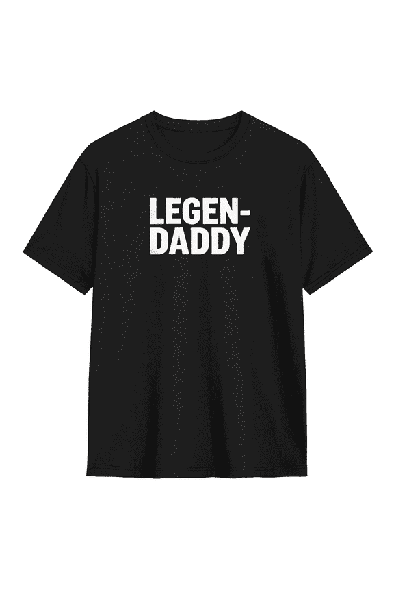 Legend Daddy Cool Graphic Tee for Men, Fun Dad Cotton Short Sleeves T-Shirt