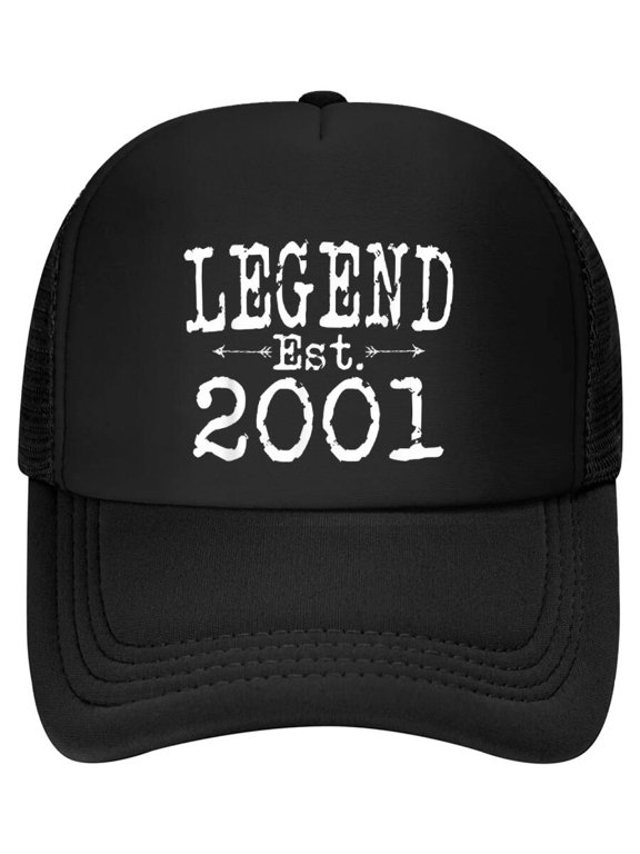 Legend Established 2001 Vintage Born In 2001 Birthday Gift Baseball Cap