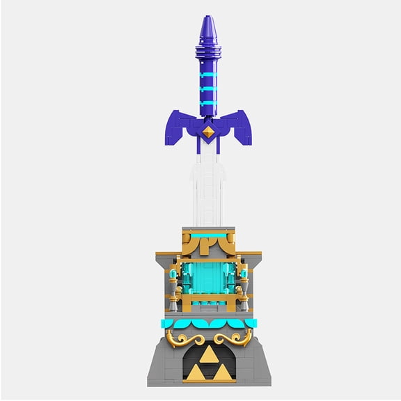 Legend Famous Games The Master Sword Luminous Parts Building Kit Building Block Micro Hyrule Castle Assembly Toys For Kids Gifts