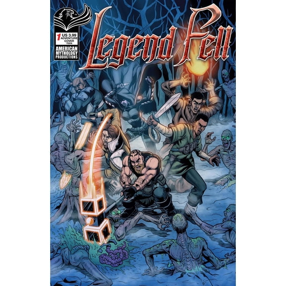 Legend Fell #1 Adventure Awaits Marques Cvr American Mythology Productions Comic Book