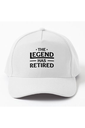 Legend Has Retired Baseball Cap, Professional Retiree Statement Graphic Design, Classic Hat